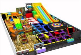 Parco trampolino indoor per bambini