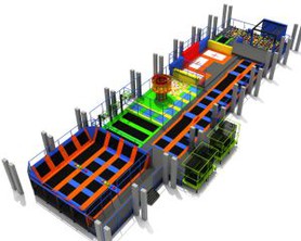 Attrezzature per il parco del trampolino interno