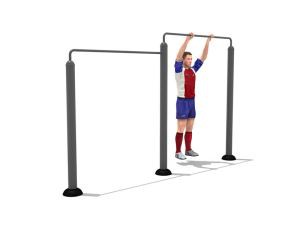 Ngoài trời Pull Up Bar mua được sử dụng