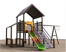 Playset ngoài trời với xích đu